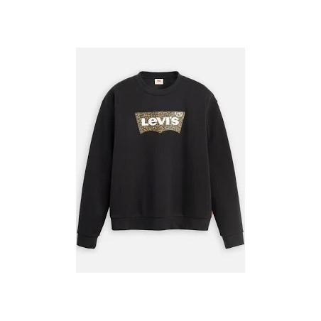 Sudadera Crew Ssnl Bw Dark Floral Fill Caviar Levis